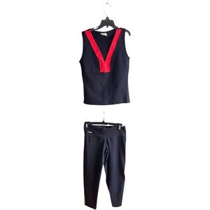 BrasilSul workout set:  tank top, capri-length workout pants